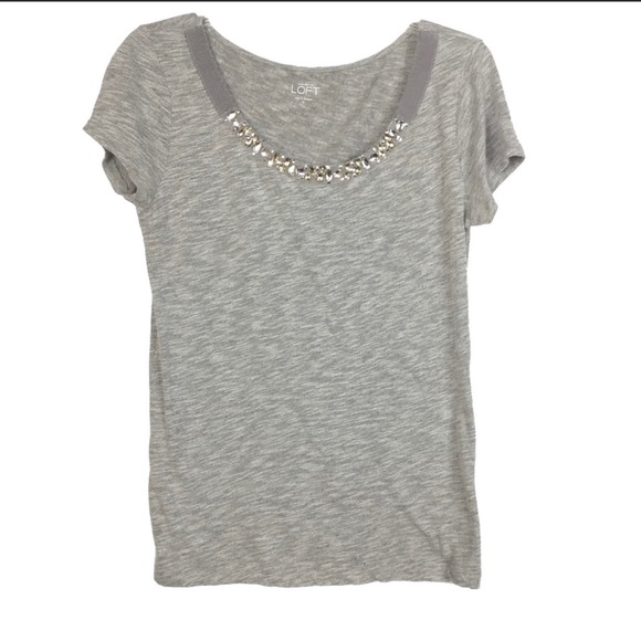 LOFT Tops - Ann Taylor LOFT jeweled top
